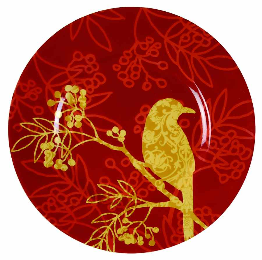 Bertram Christmas Salad Plate by 222 Fifth (PTS)-1