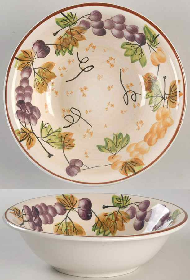 Grape Medley Coupe Cereal Bowl by Alco-1