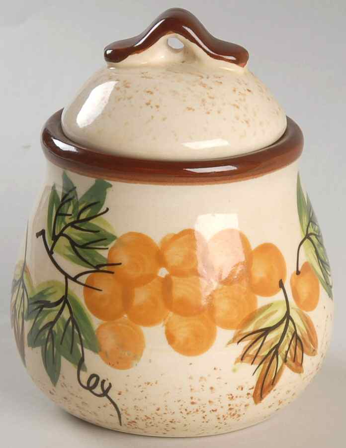 Grape Medley Sugar Bowl & Lid by Alco-1