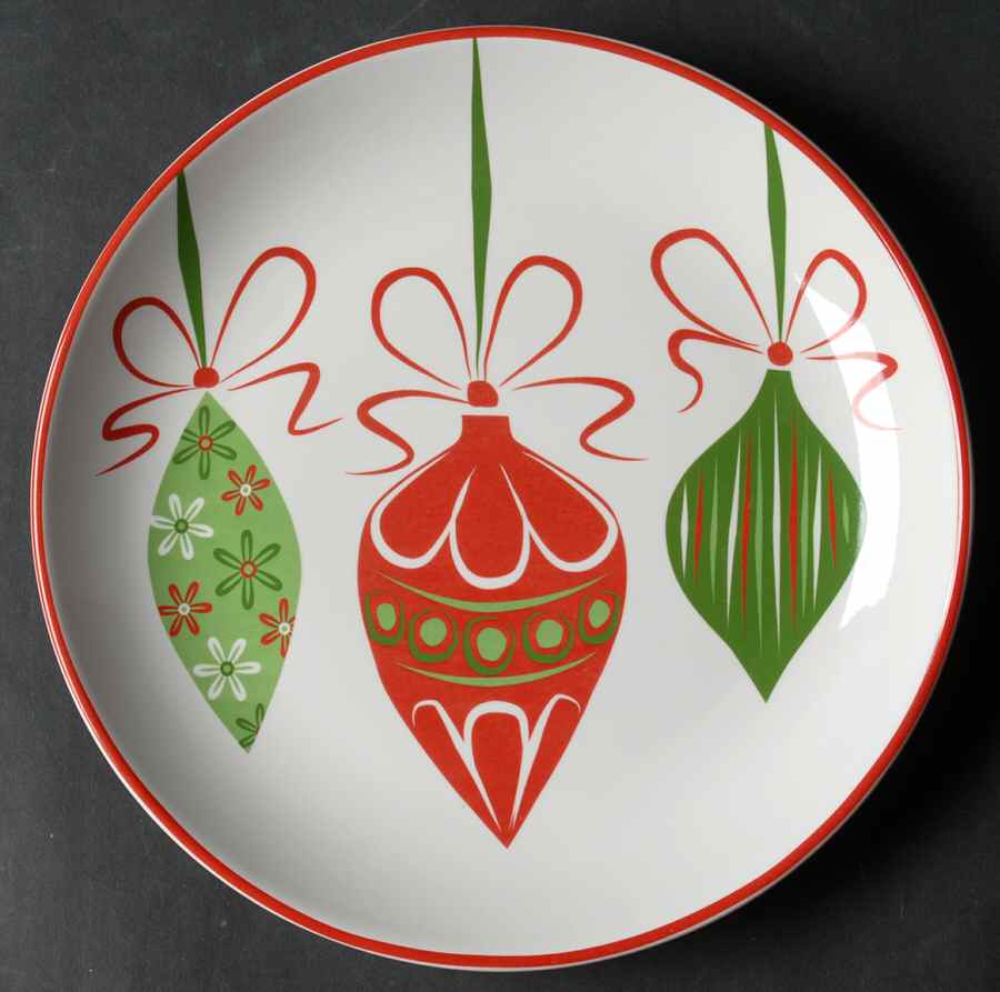 3rd Day of Christmas Salad/Dessert Plate by 222 Fifth (PTS)-1