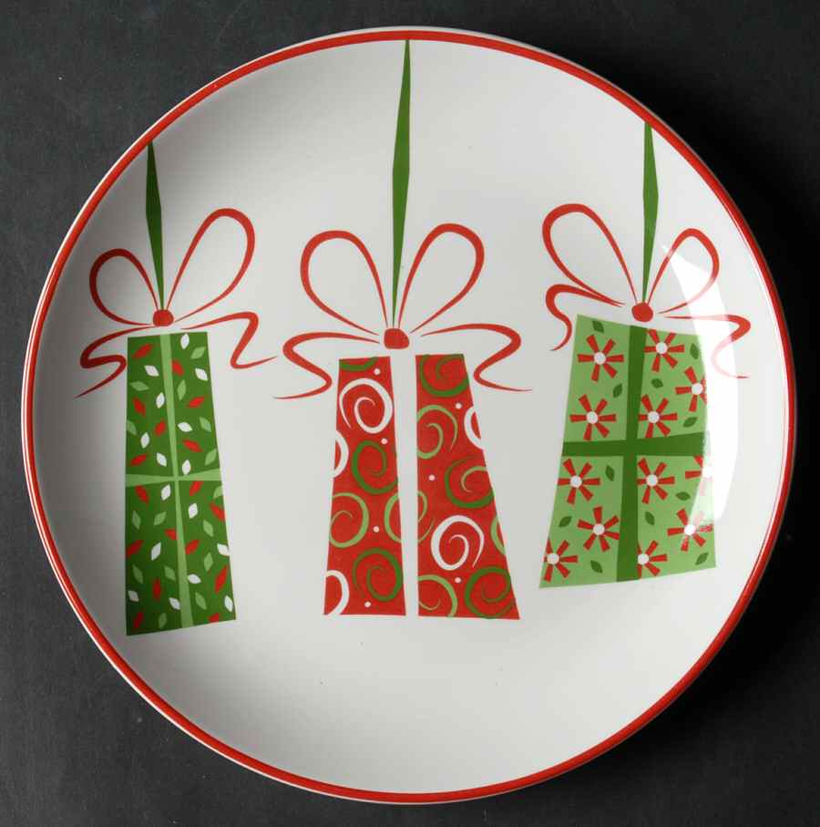 3rd Day of Christmas Salad/Dessert Plate by 222 Fifth (PTS)-1
