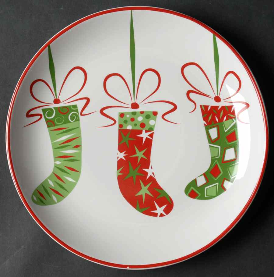 3rd Day of Christmas Salad/Dessert Plate by 222 Fifth (PTS)-1