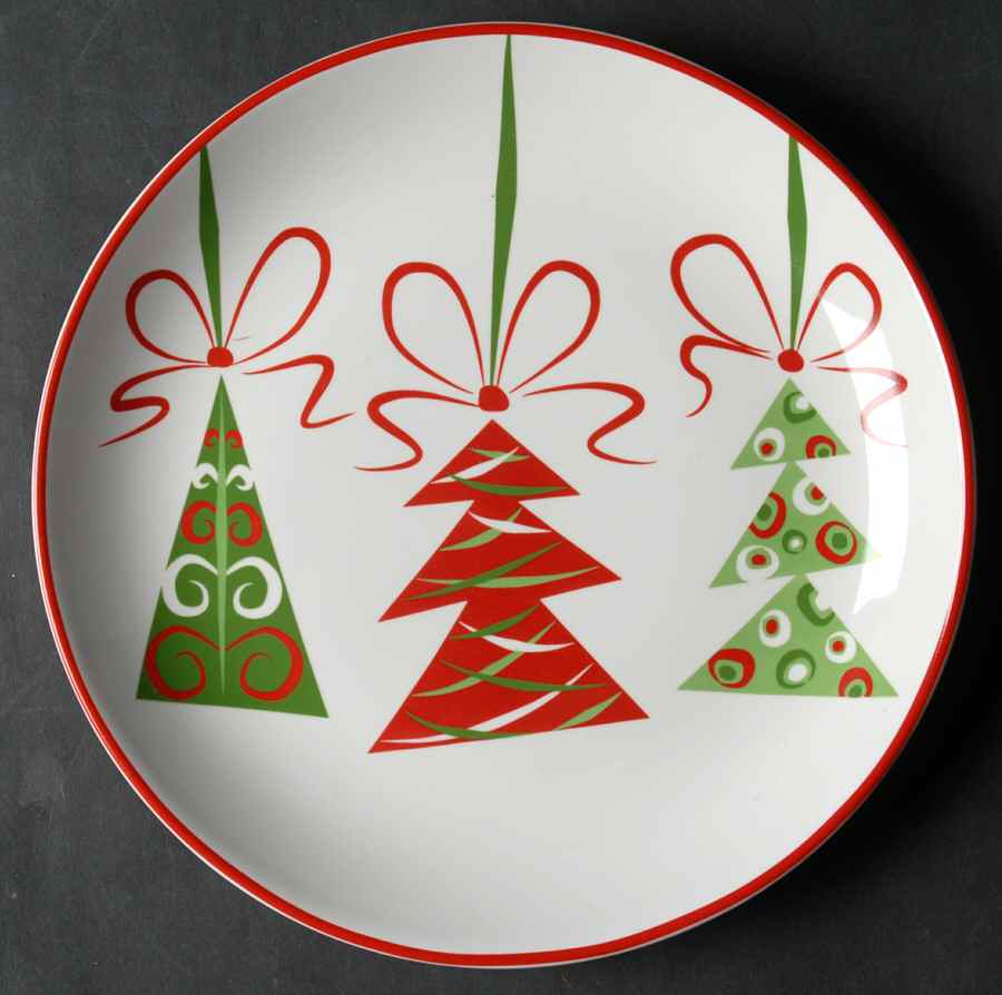 3rd Day of Christmas Salad/Dessert Plate by 222 Fifth (PTS)-1