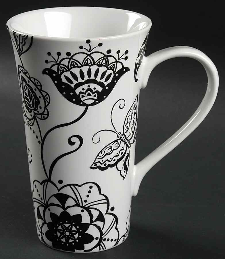 Garden Revelry Latte Mug by 222 Fifth (PTS)-1