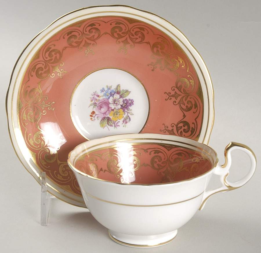 C882 Footed Cup & Saucer Set by John  Aynsley & Sons-1