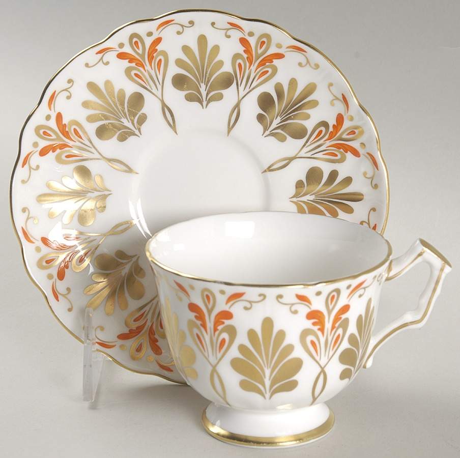 2709 Footed Cup & Saucer Set by John  Aynsley & Sons-1
