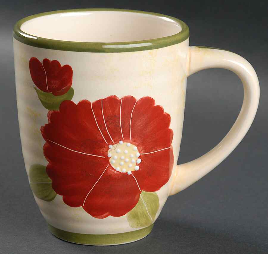 Red Poppy Mug by Ambiance-1