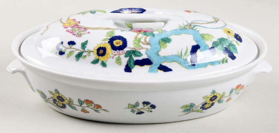 Paradis Medium Oval Entree Dish & Lid by Apilco-1