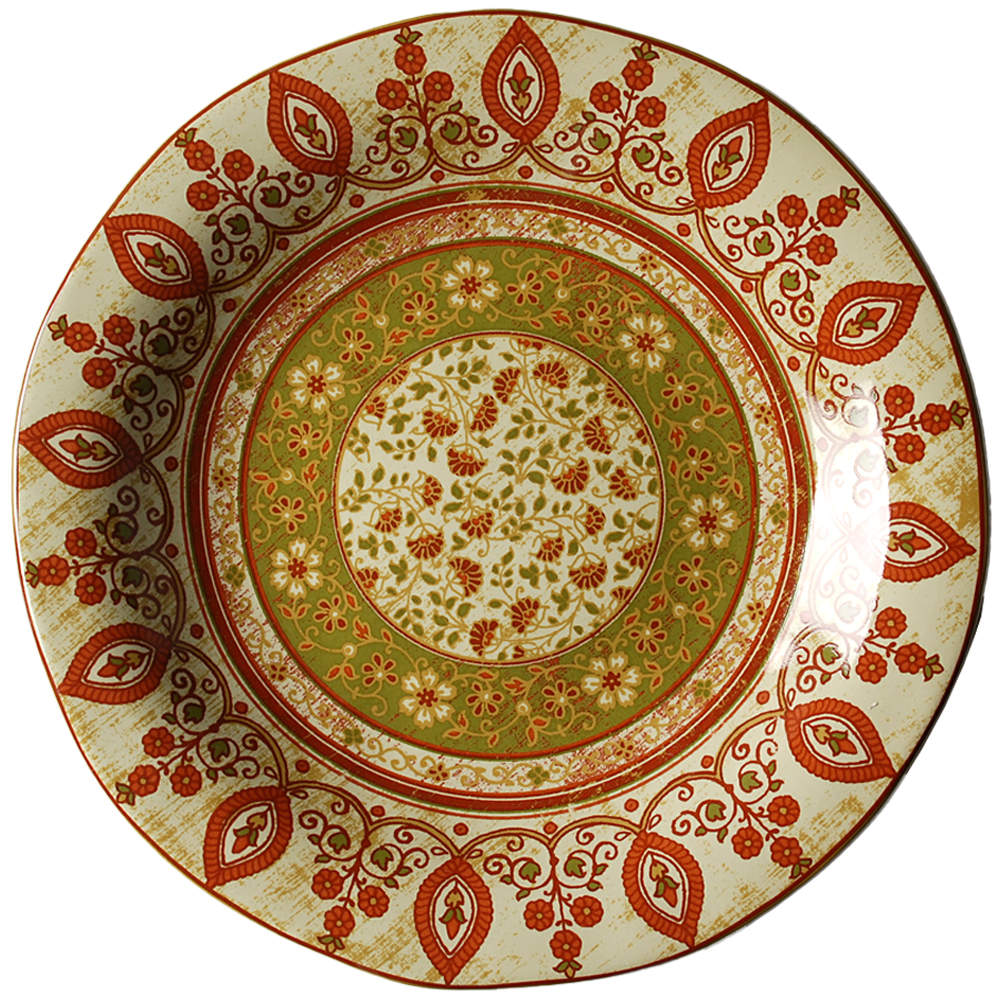 Kashmir Dinner Plate by 222 Fifth (PTS)-1