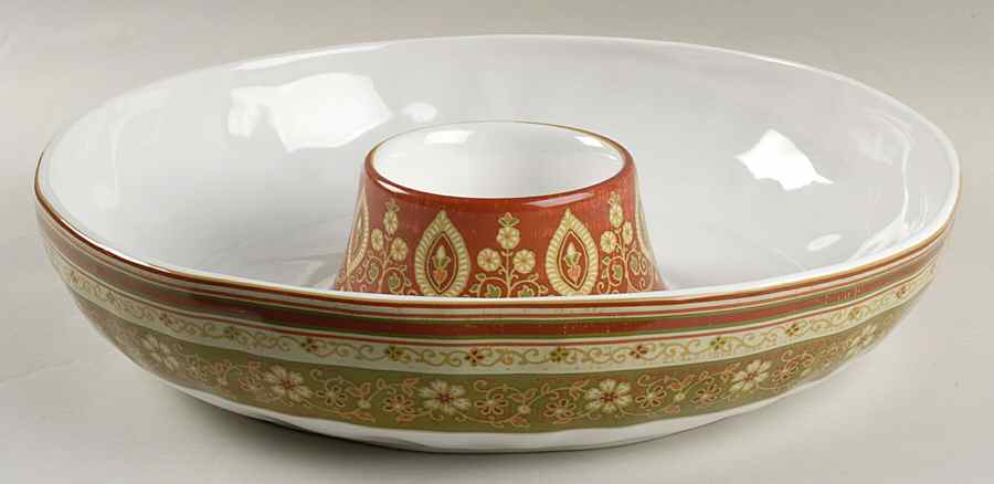 Kashmir 1 Piece Chip & Dip by 222 Fifth (PTS)-1