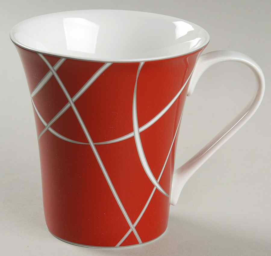 Savoy Red Mug by 222 Fifth (PTS)-1