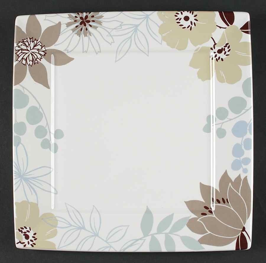 Vida Taupe Dinner Plate by 222 Fifth (PTS)-1