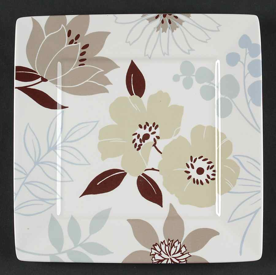 Vida Taupe Salad Plate by 222 Fifth (PTS)-1