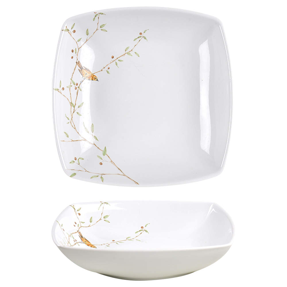 Early Bird Square Soup Bowl by 222 Fifth (PTS)-1