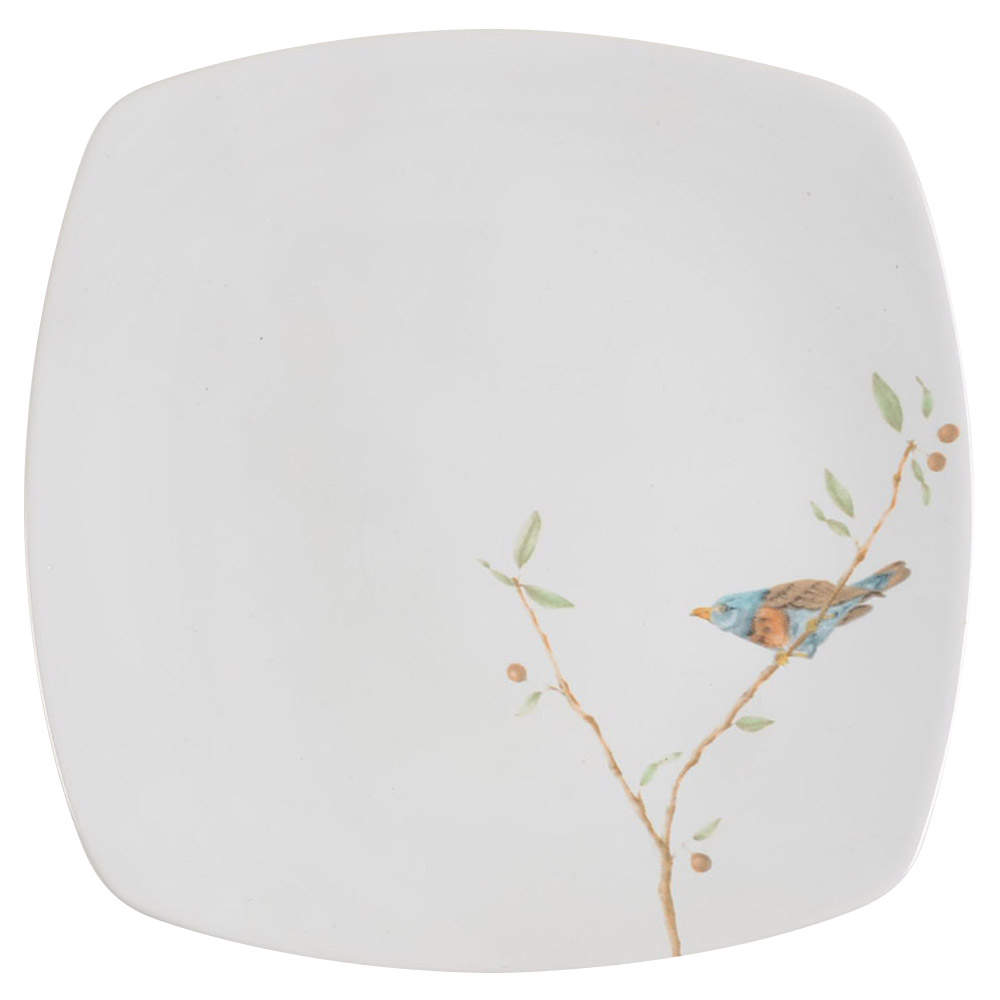 Early Bird Square Salad Plate by 222 Fifth (PTS)-1