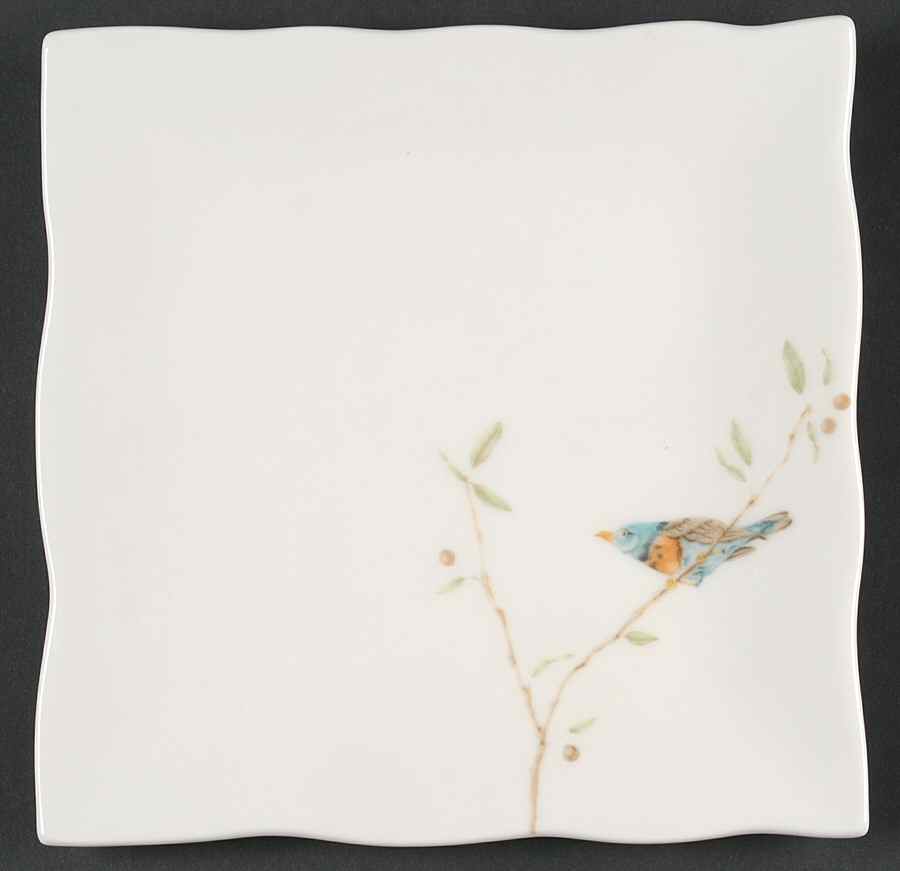 Early Bird Square Salad Plate by 222 Fifth (PTS)-1