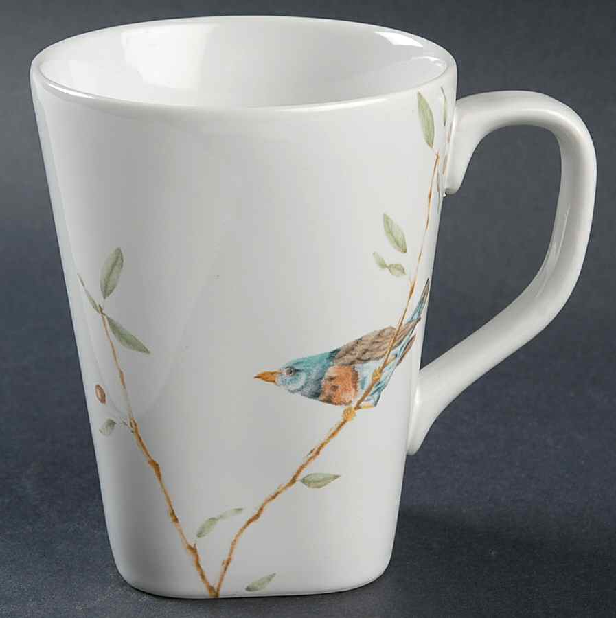 Early Bird Square Mug by 222 Fifth (PTS)-1