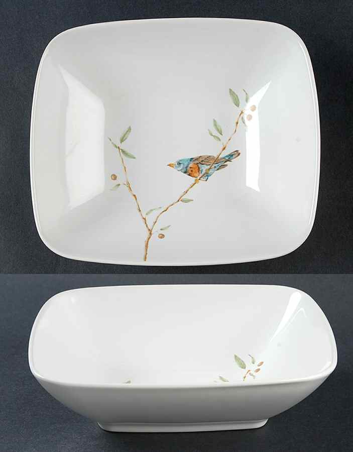 Early Bird Square Soup/Cereal Bowl by 222 Fifth (PTS)-1