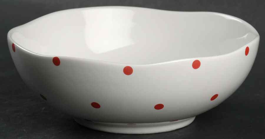 Aria Pois Red Soup/Cereal Bowl by 222 Fifth (PTS)-1