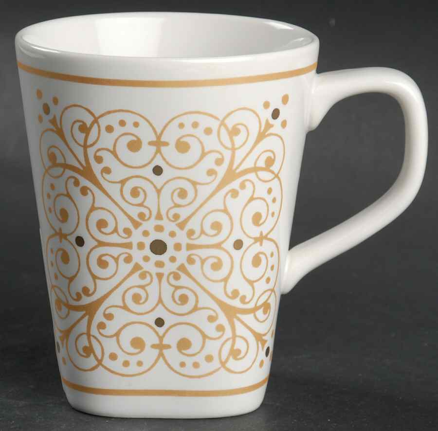 Contessa Gold Mug by 222 Fifth (PTS)-1