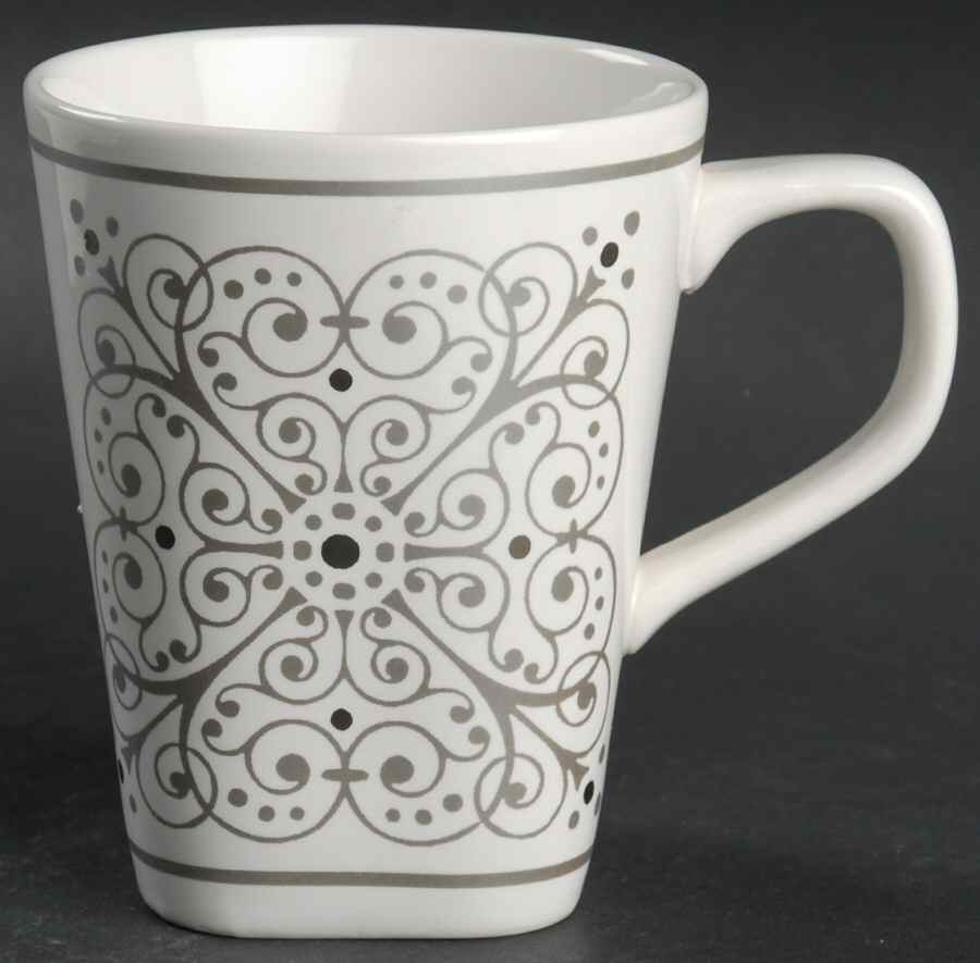 Contessa Platinum Mug by 222 Fifth (PTS)-1