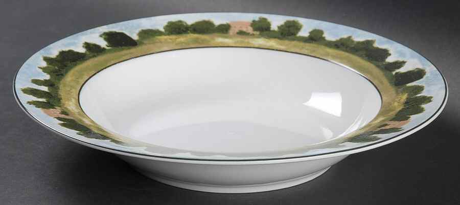 Monet Rim Soup Bowl by American Atelier-1