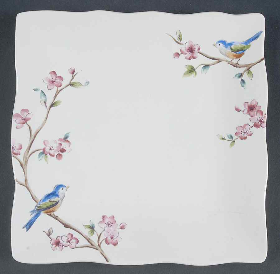 Feathered Friends Salad Plate by 222 Fifth (PTS)-1