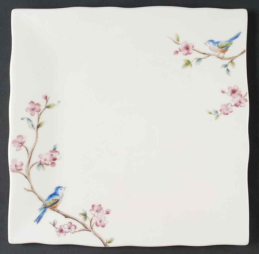 Feathered Friends Dinner Plate by 222 Fifth (PTS)-1