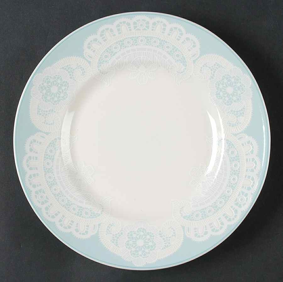 Queen Anne's Lace Blue Salad Plate by 222 Fifth (PTS)-1