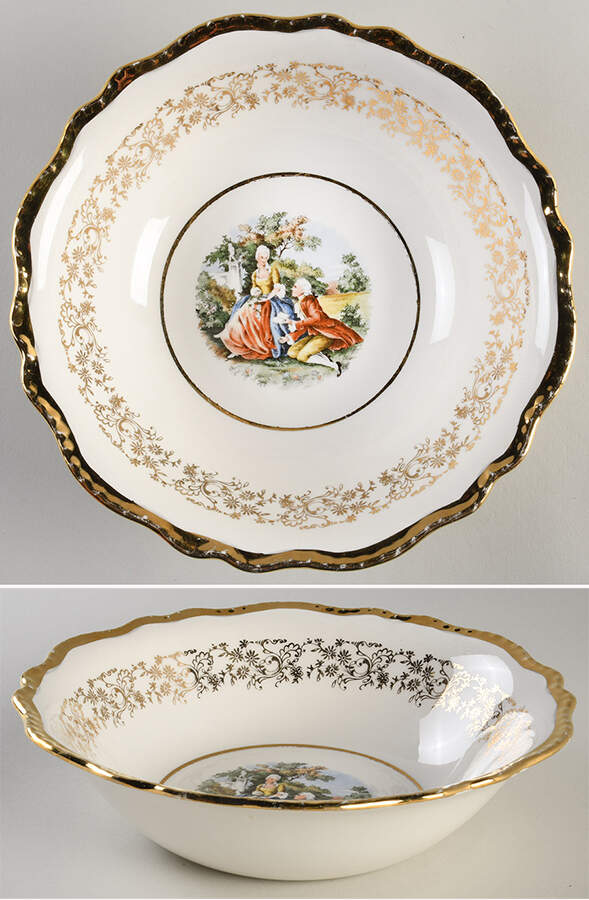 ATS73 8" Round Vegetable Bowl by Atlas China (NY)-1