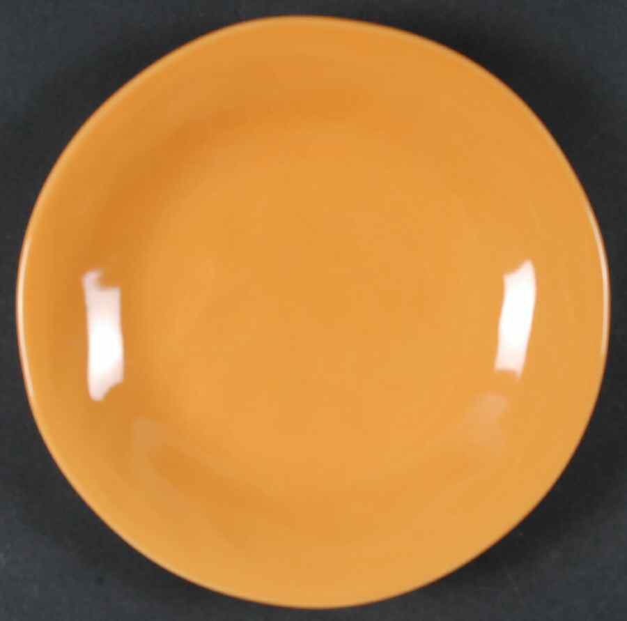 Milano Orange Salad Plate by 222 Fifth (PTS)-1