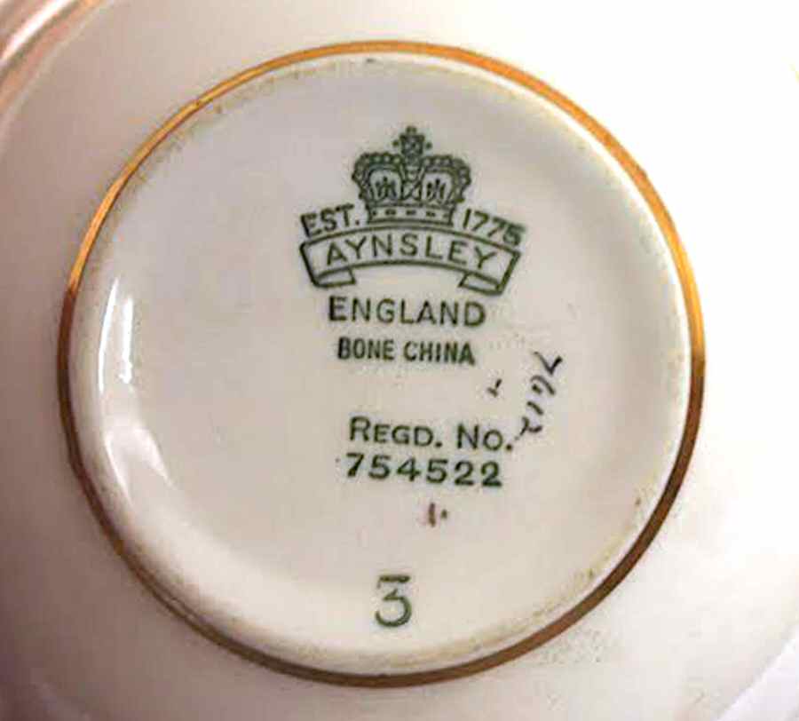 7612 Footed Cup by John  Aynsley & Sons-1