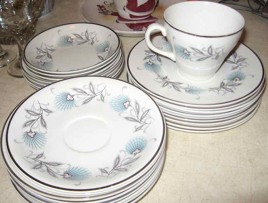 Silver Fantasy Flat Cup & Saucer Set by Ainsdale-1