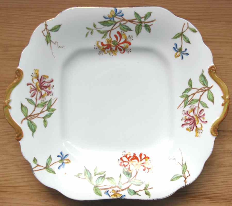 B1650 Handled Cake Plate by John  Aynsley & Sons-1