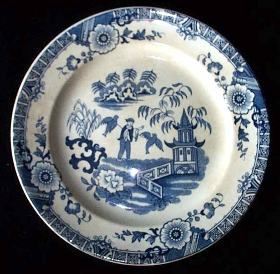 Pagoda Dinner Plate by Allerton's-1