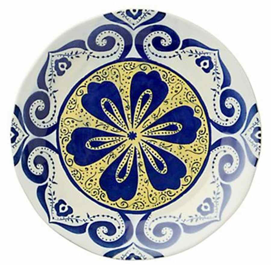 Cordoba Dinner Plate by Anthropologie-1
