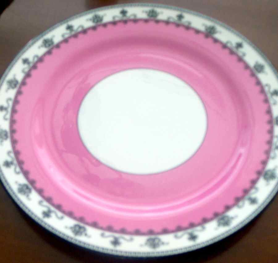 3268 Pink Dinner Plate by John  Aynsley & Sons-1