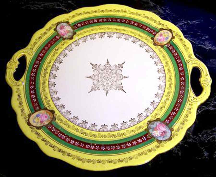 AUS414 Handled Cake Plate by Austria-1