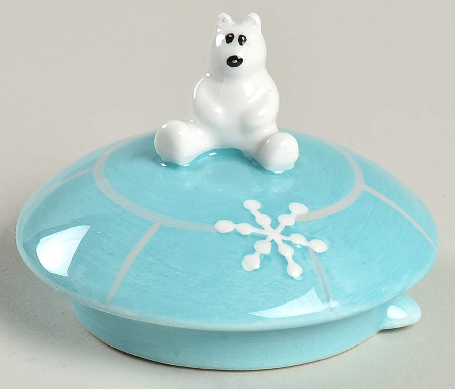 Arctic Holiday Lid for Teapot by 222 Fifth (PTS)-1