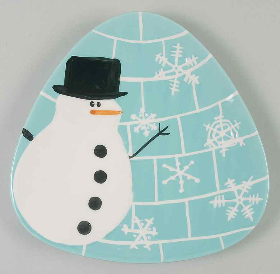 Arctic Holiday Salad Plate by 222 Fifth (PTS)-1