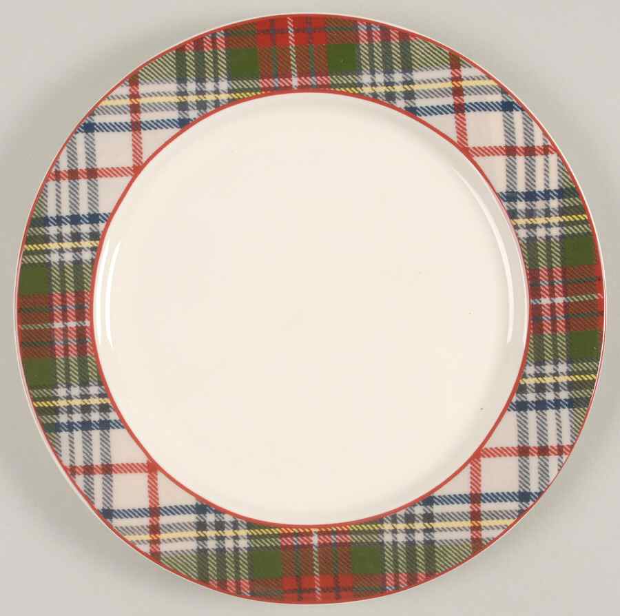 Tartan Salad/Dessert Plate by American Living-1