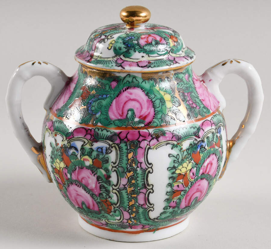 AFJ14 Sugar Bowl & Lid by ACF (Japan)-1