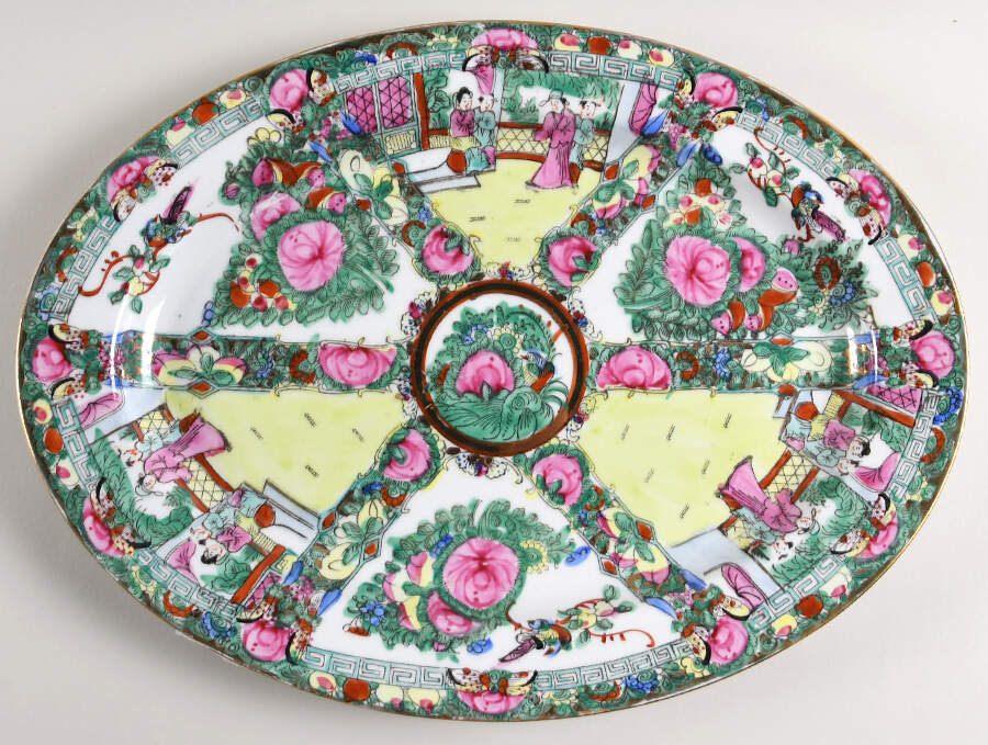 AFJ14 16" Oval Serving Platter by ACF (Japan)-1