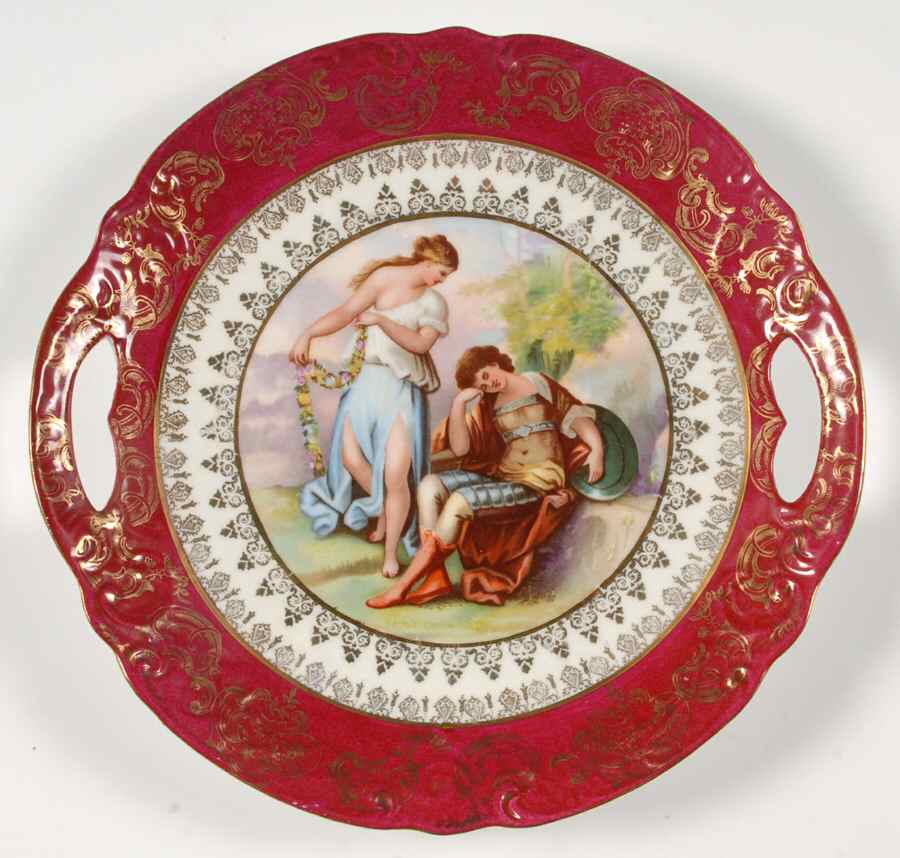 AUS416 Handled Cake Plate by Austria-1