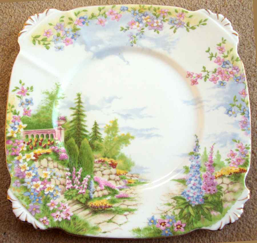 AFP7 Square Salad Plate by Alfred B Pearce-1