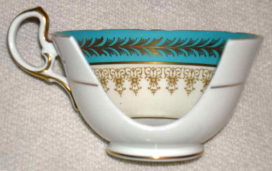 C890 Blue Footed Cup by John  Aynsley & Sons-1