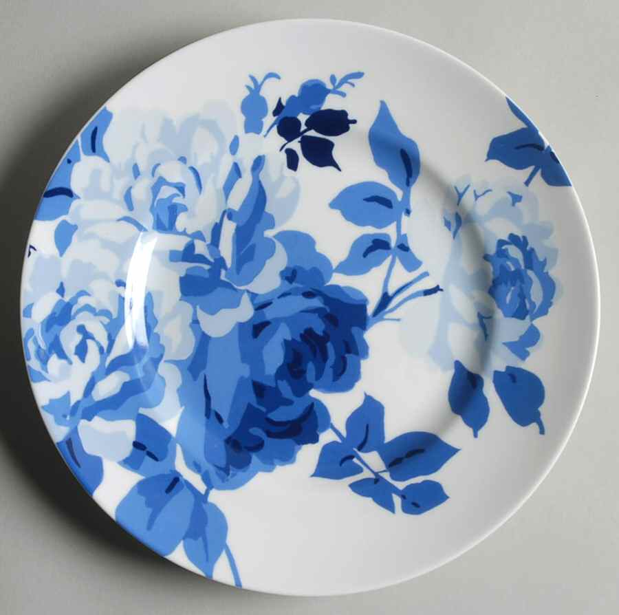 Indigo Rose Salad Plate by 222 Fifth (PTS)-1