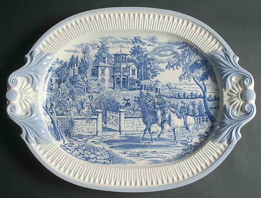 ASK3 18" Oval Serving Platter by Asake (Japan)-1