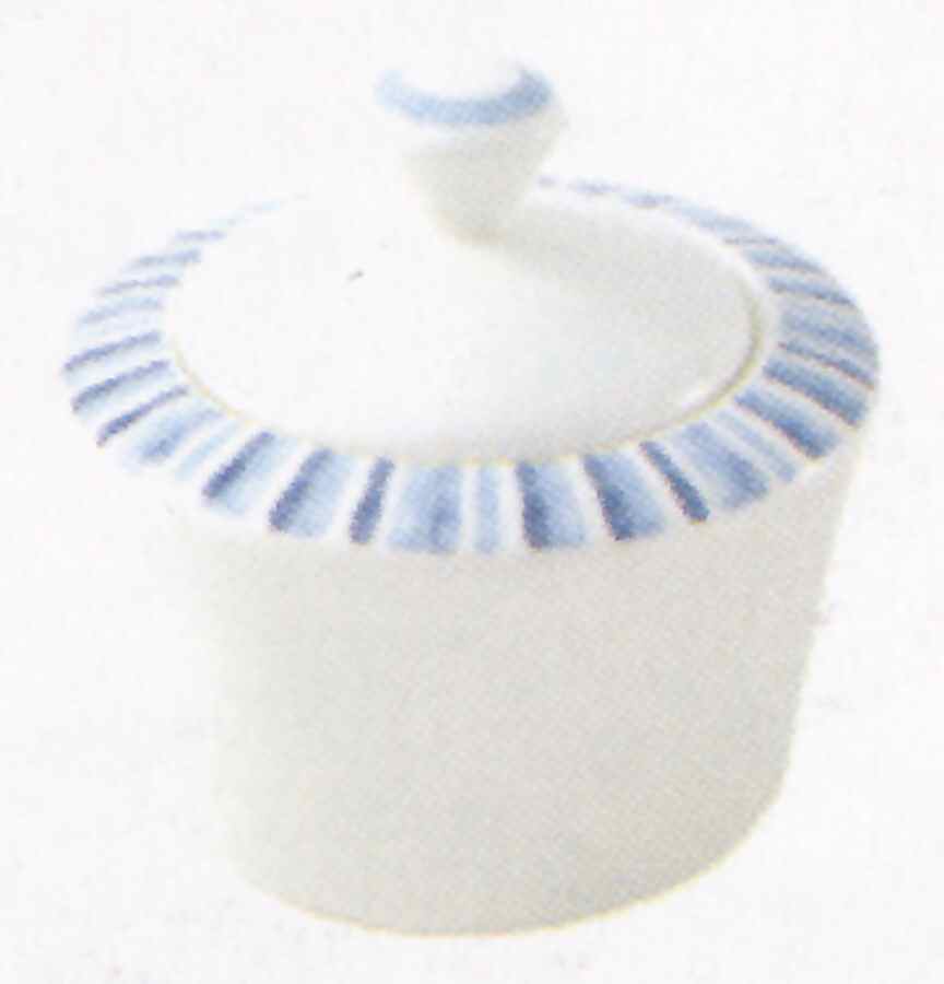Marine Sugar Bowl & Lid by John  Aynsley & Sons-1