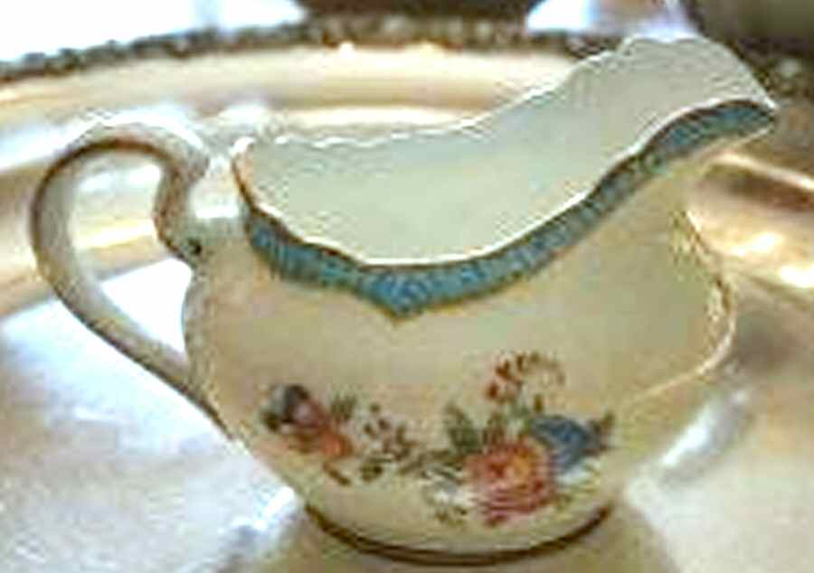 B3562 Blue Creamer by John  Aynsley & Sons-1